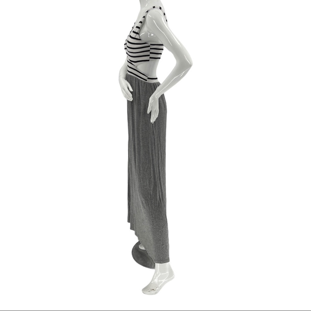 Vintage Havana Striped Cut Out Back Maxi Dress S - Picture 4 of 8